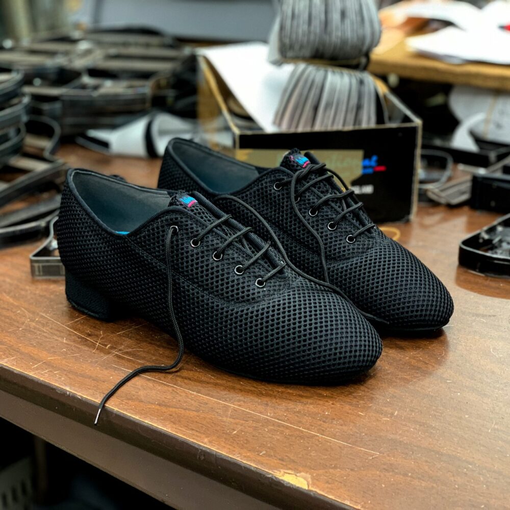 Men's Contra Ballroom Dance Shoes shown in AirMesh fabric.Air Mesh - 1" heel