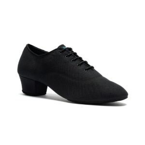 Rumba Black Lycra - 1.5" heel