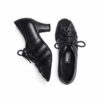Sienna - Black Lace up Practice Shoe