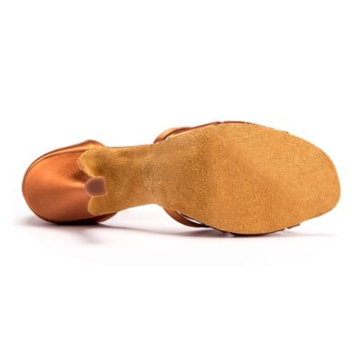 Bottom of Latin dance shoe