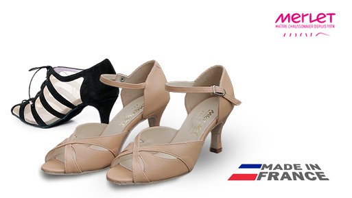 Size Charts for Womens Dance Shoes made in France by Merlet