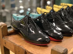 Contra Pro shown in patent with red soles