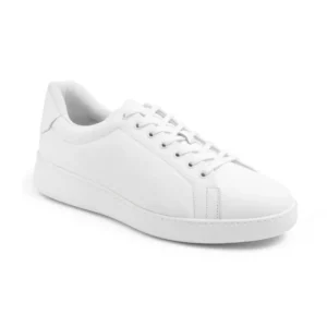 The Lisbon Groovies Dance Sneaker in soft white leather