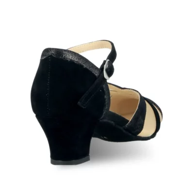 Edgy in black Suede